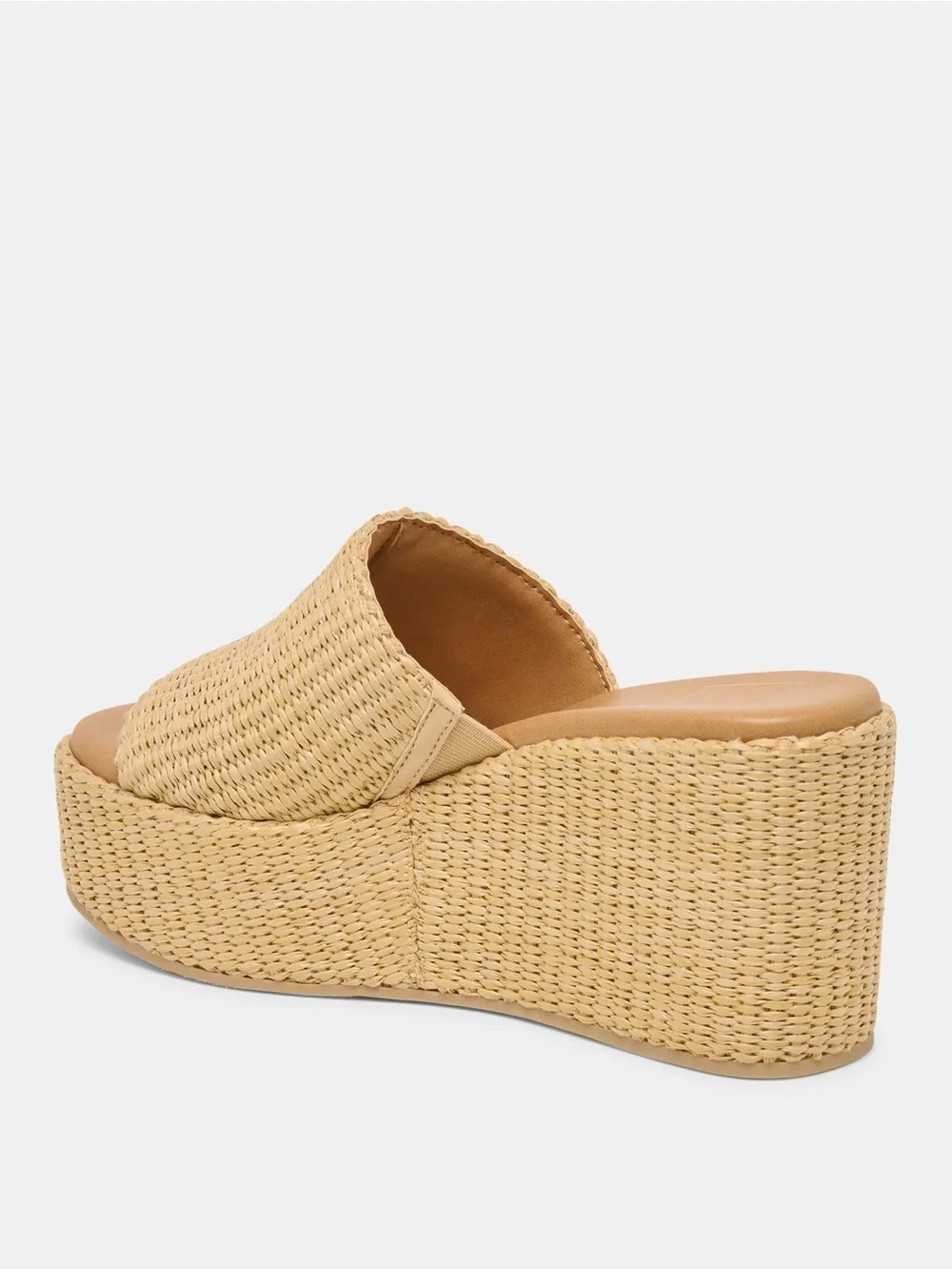 Dolce Vita Joclyn Wedge Sandals Light Natural Raffia Women’s Size 11 NWT